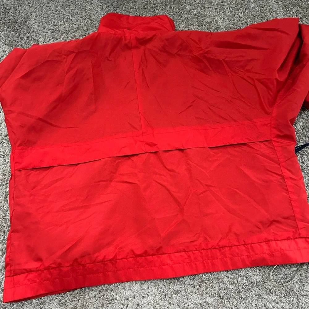 Vintage Columbia Sportswear Company Red Full Zip Windbreaker Mens XL‎